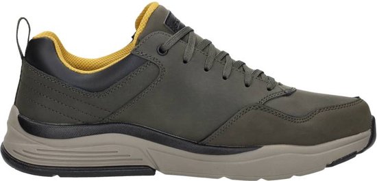 Skechers Relaxed Fit: Benago - Chaussures à lacets basses pour homme - vert - Taille 47,5