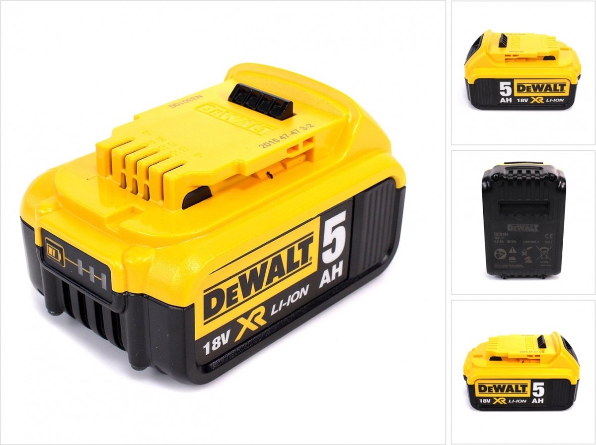 DeWalt DCB 184 oplaadbare accu 18 V 5 Ah 5000 mAh XR Li-Ion