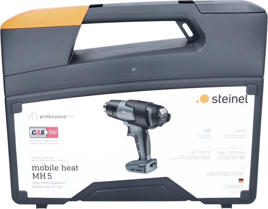 Pistolet à air chaud sans fil Steinel Mobile Heat MH5 Set +18V 8.0Ah
