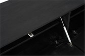 Zwevend tv meubel Vision Black | 200 cm | mangohout - kast