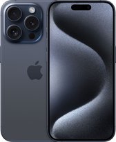 Bol.com Apple iPhone 15 Pro - 1TB - Blauw Titanium aanbieding