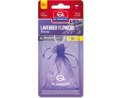 Dr. Marcus Lavender Flowers Fresh bag luchtverfrisser met neutrafresh technologie - Geurhanger - Tot 50 dagen geurverspreiding - 20 Gram
