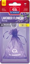 Dr. Marcus Lavender Flowers Fresh bag luchtverfrisser met neutrafresh technologie - Geurhanger - Tot 50 dagen geurverspreiding - 20 Gram