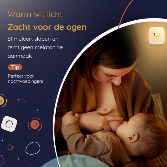 Numsy Nachtlampje Stopcontact Kinderen - Baby - Automatische Lichtsensor - Volwassenen