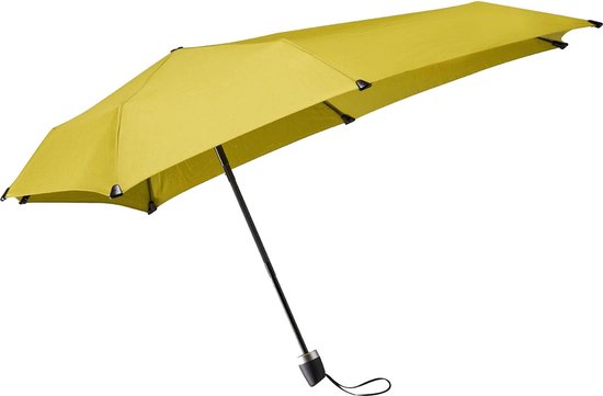 Senz Paraplu / Stormparaplu - Opvouwbaar - Automatisch Open - Mini Foldable Storm Umbrella - GeelGeel
