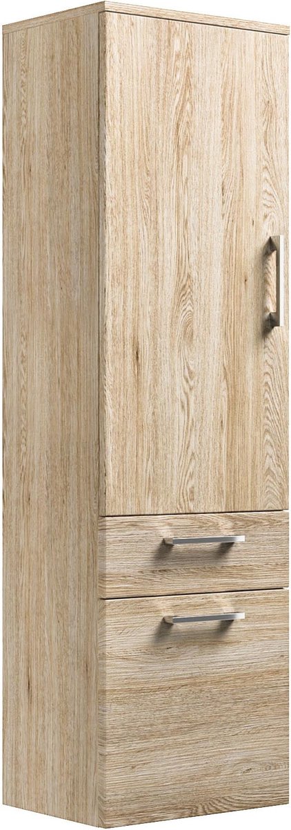 Badkamer kolomkast Ilse Eiken - Breedte 35.2 cm - Hoogte 120 cm - Diepte 35.8 cm