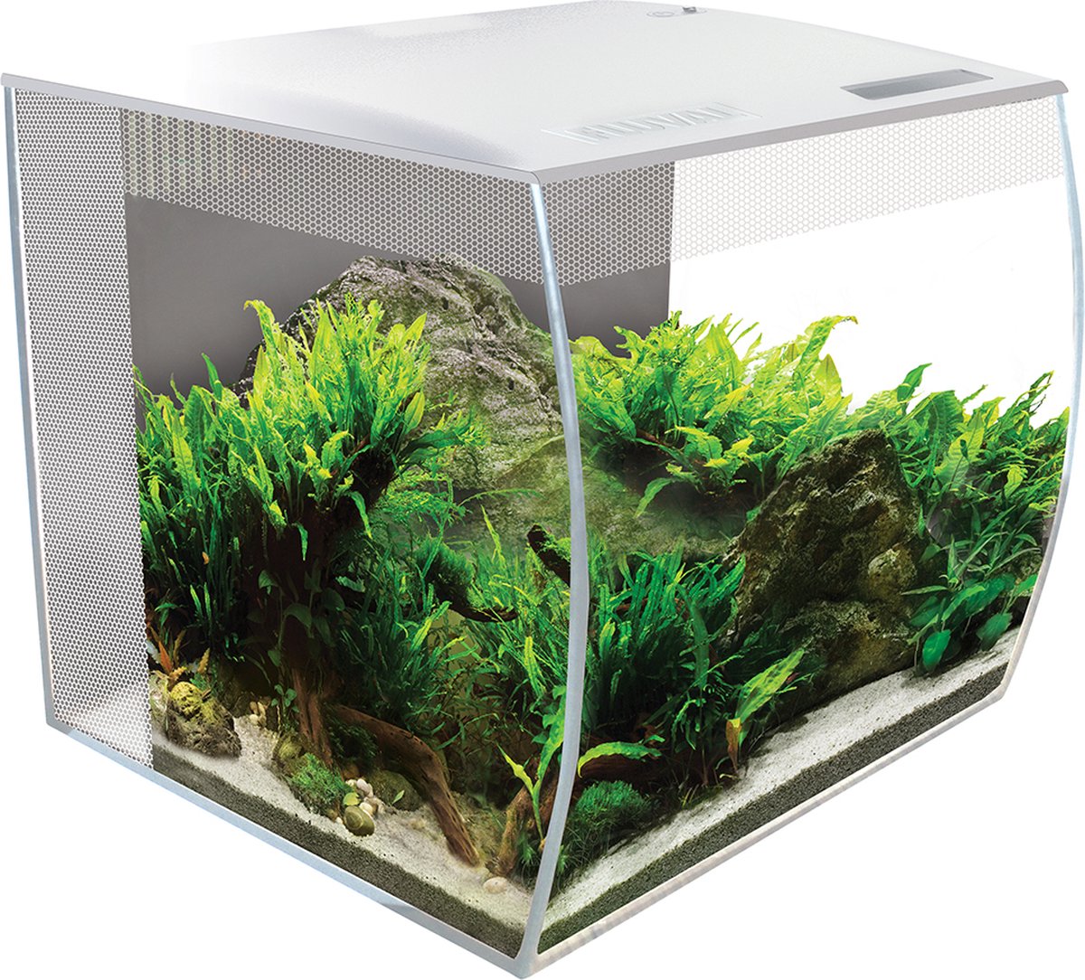 Bol.com Aquarium Fluval Flex zoetwaterkit 34 liter Wit aanbieding
