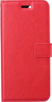 Hoes Geschikt voor OnePlus Nord CE 3 Lite Hoesje Bookcase Hoes Flip Case Book Cover - Hoesje Geschikt voor OnePlus Nord CE 3 Lite Hoes Book Case Hoesje - Rood