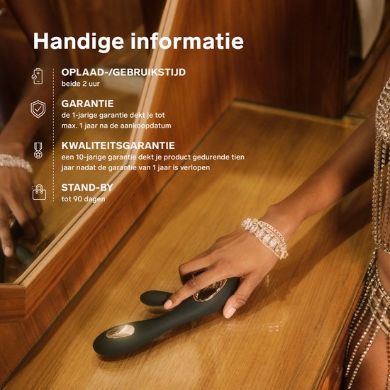 LELO SORAYA Wave, Vibromasseur Rabbit Utilisant WaveMotion, Sextoyse couple plaisir, Vibromasseurs feminin va et vient, LELO Sex Toýs Femme Clitoridien, Deep Rose