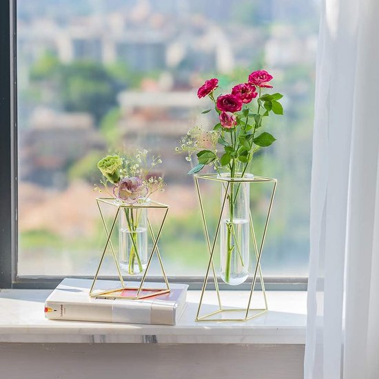 Woba Home | Doorzichtige hoge vaas June