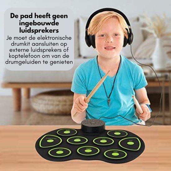 Gratyfied Elektrisch Drumstel Electronisch Drumstel Drumstel Voor Kinderen bol