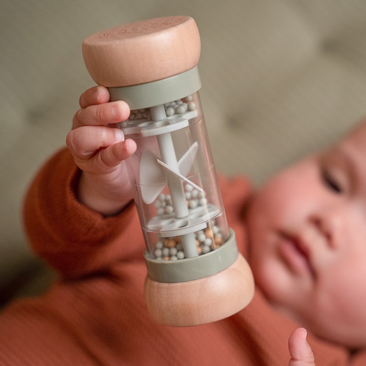 Little Dutch - Regenrammelaar hout FSC - Little Farm — afbeelding 3