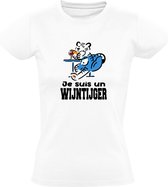 Je suis un Wijntijger Dames T-shirt - Wijn - Tijger - Frans - Frankrijk
