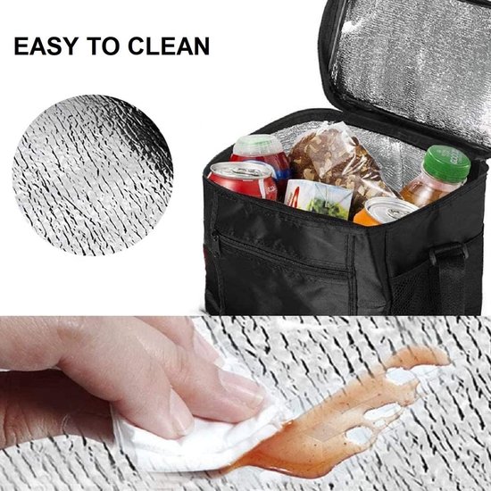 BYNYXI Auto koeltas, 12 V, elektrische picknicktas, lunchtas, thermotas, koeltas, opvouwbare isolatietas voor sport, picknick, levensmiddelentransport, 29 x 21 x 11 cm