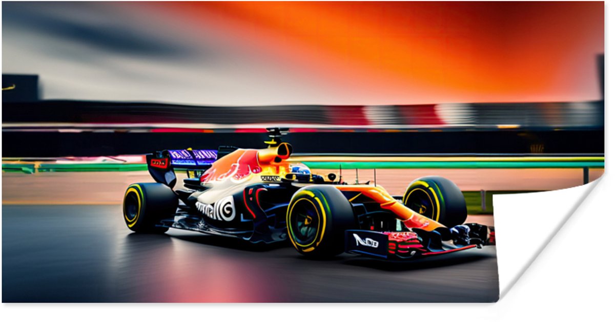 Poster Auto - Formule 1 - Circuit - Raceauto - 80x40 cm