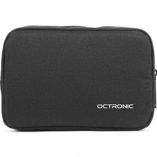 Housse pour ordinateur portable 13 pouces - Housse pour ordinateur portable - Housse pour tablette - avec pochette organiseur de câbles - Zwart