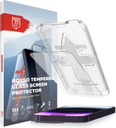 Rosso Apple iPhone 15 Pro Screenprotector | Gehard Glas | Beschermglas | Glasplaatje | Case Friendly | Met Installatietray | Eenvoudige montage