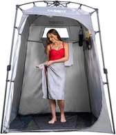 Douchetent Camping - Camping Toilet Hoog - Verrijdbaar Privacyscherm Outdoor Pop Up Omkleedtent - Mobiele Douchetent