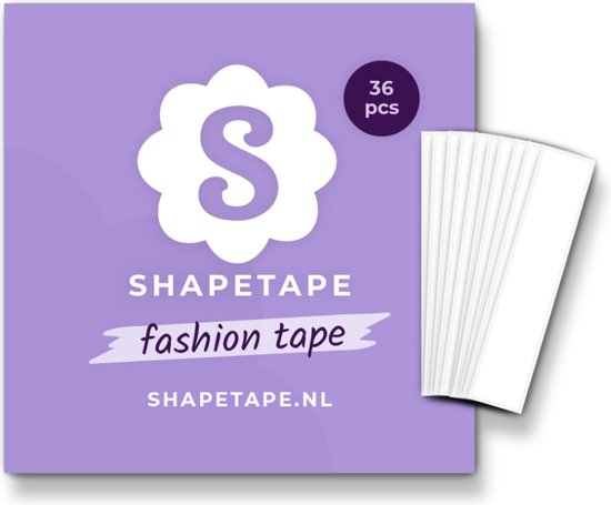 Shapetape Ruban adhésif pour soutien-gorge - 36 pièces - Ruban Tape double face Vêtements - Fashion Tape - Ruban adhésif Vêtements - Transparent