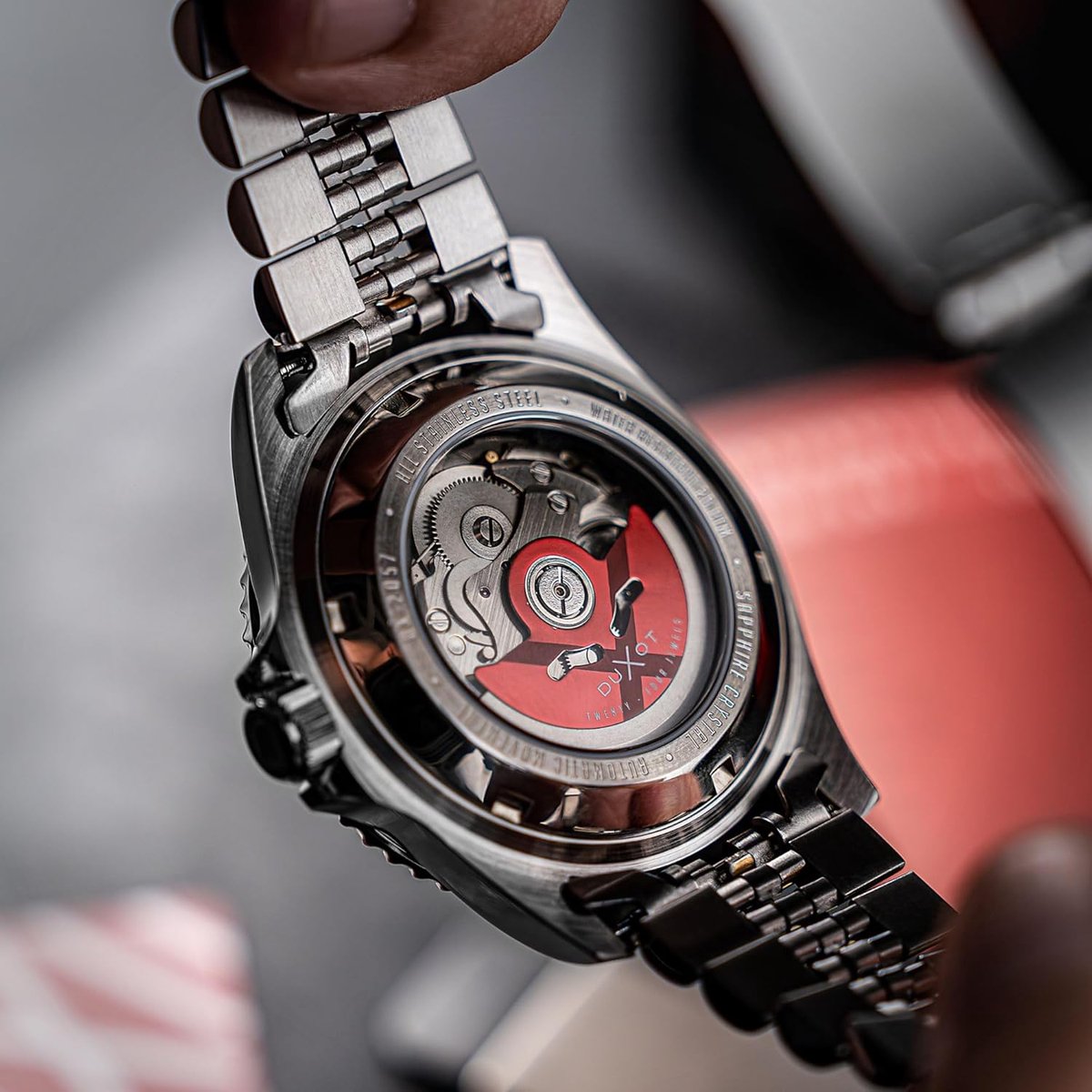 Heren Horloge - Polshorloge Automatisch - Dagelijks Gebruik - 20 ATM Waterdicht - 42mm Kast - Zilverkleurig