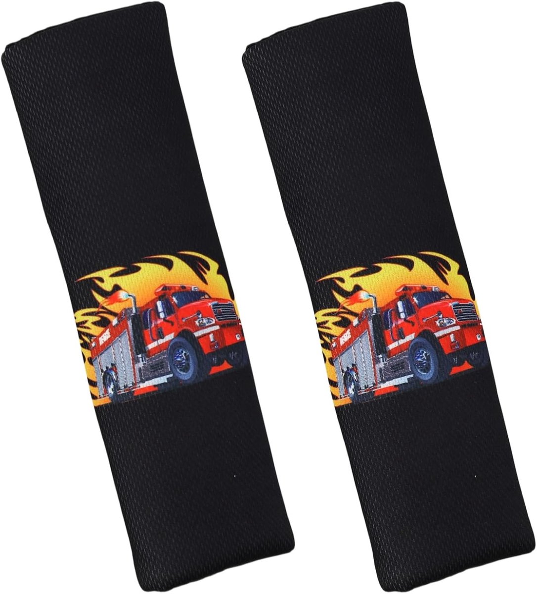 Autogordel Pads - Kinderen Beschermers - Comfortabel Reizen - Zachte Vulling - Medium - Zwart