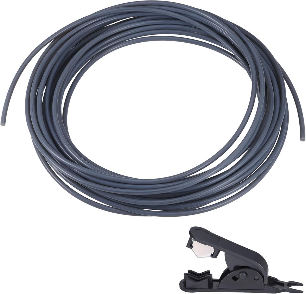 PTFE slang - Teflon buis - 3D printen - Grote binnendiameter - 10 meter - Grijs
