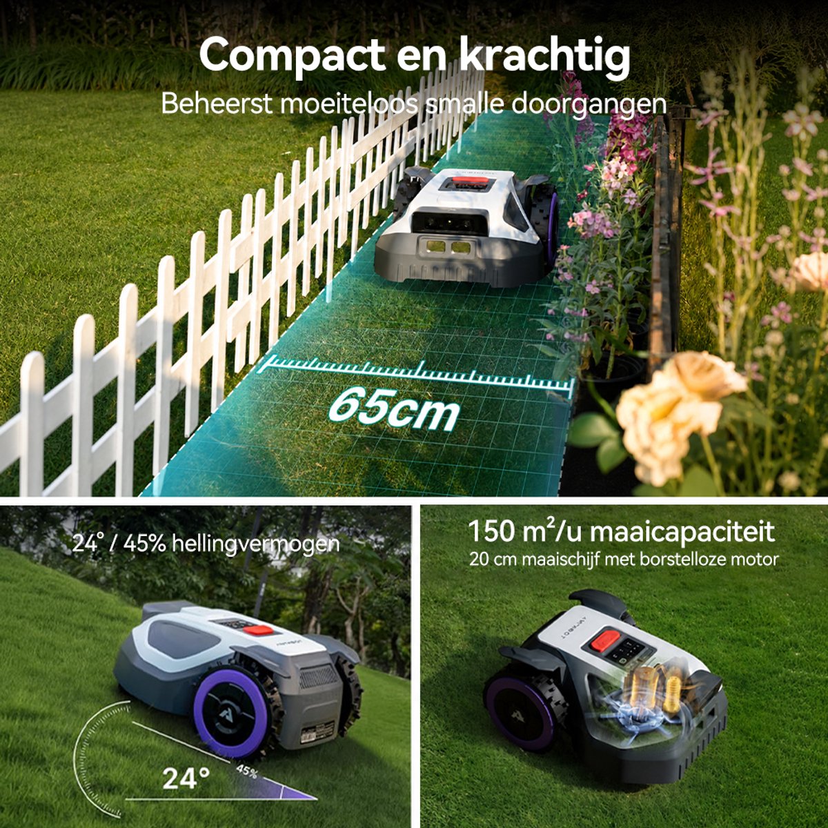 Shenzhen Ledong ANTHBOT M9 Robotmaaier met AI - afbeelding 2