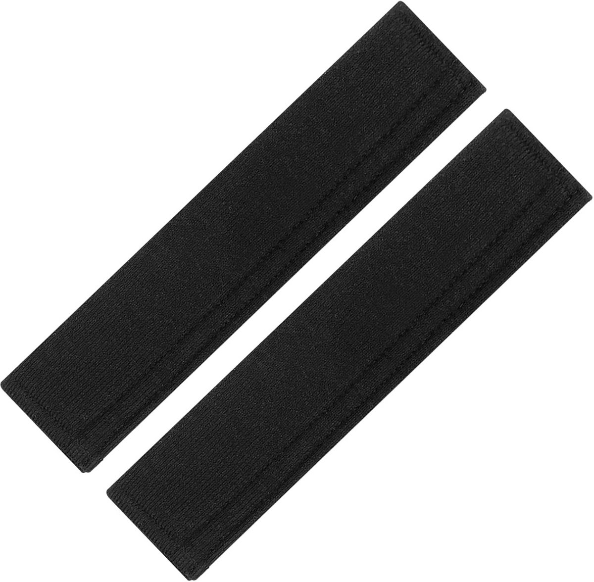 Gordelbeschermers Kinderen - Schouderkussens Auto - Comfortabel Reizen - Zacht Ademend Materiaal - 2 Stuks - Zwart