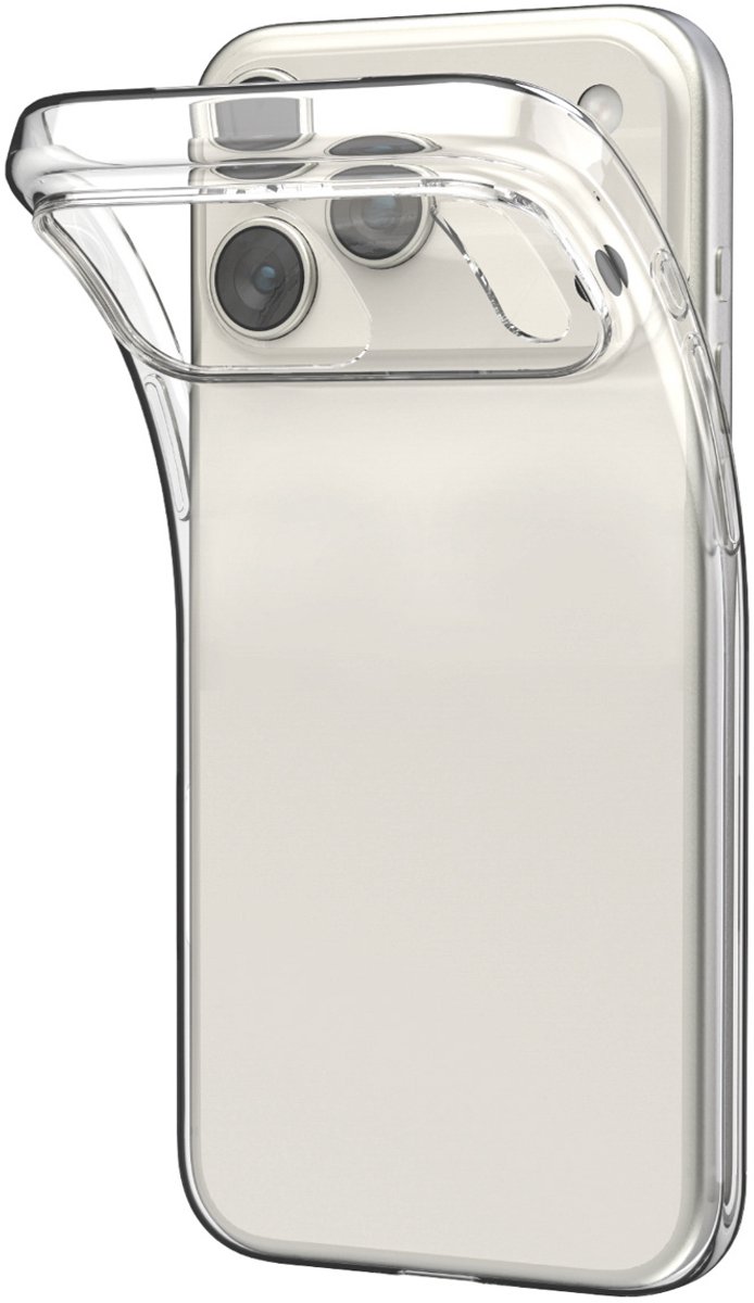 Puro Case 0.3 Nude Ultra-Slim Tpu Voor Iphone 17 Pro Max Transparant