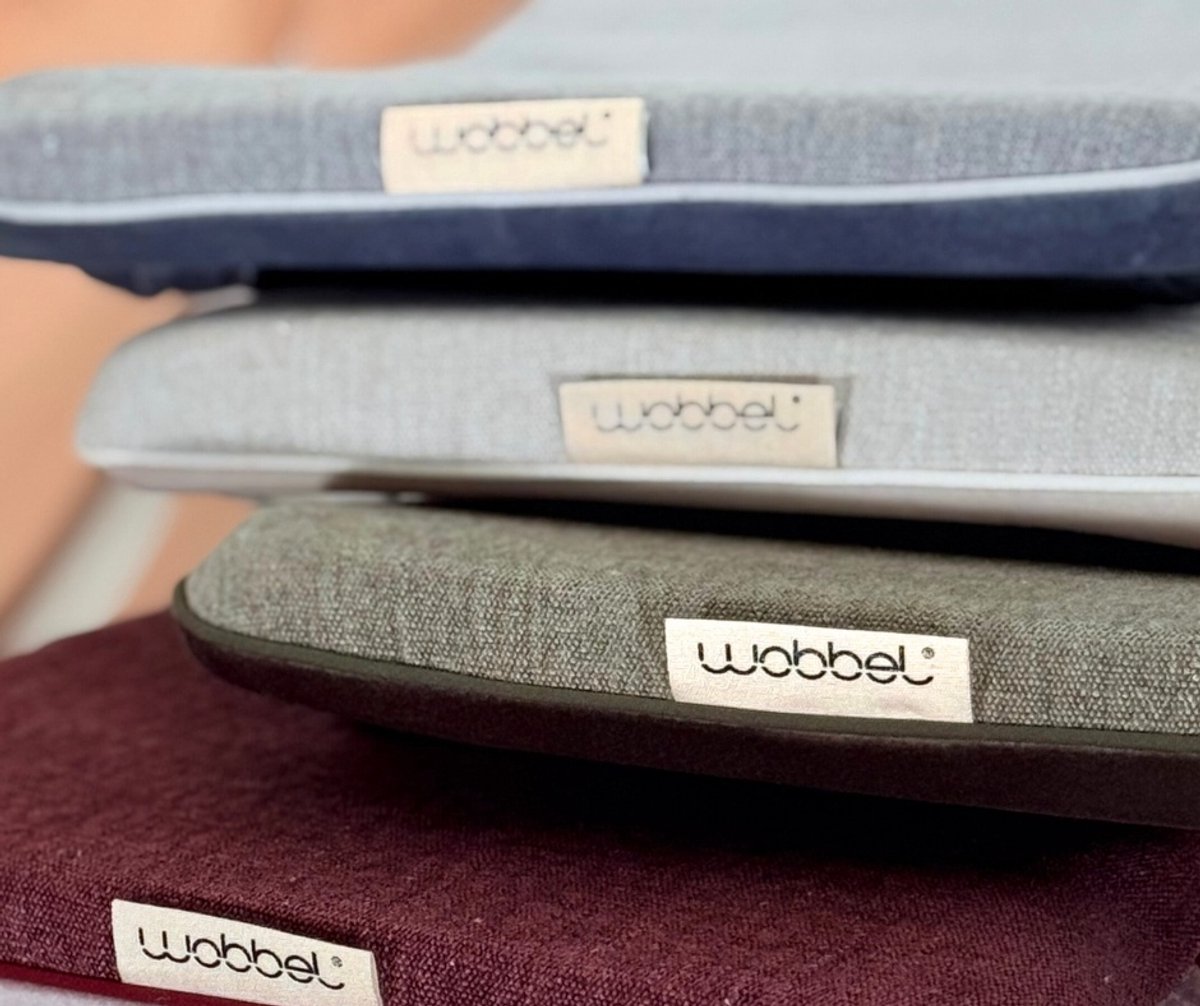 Wobbel Deck Original/Pure/Pro - Zachte Topper voor Wobbel Balansbord Original, Pure en Pro - Teddy - OEKO-TEX - Wasbare Hoes - 100 cm
