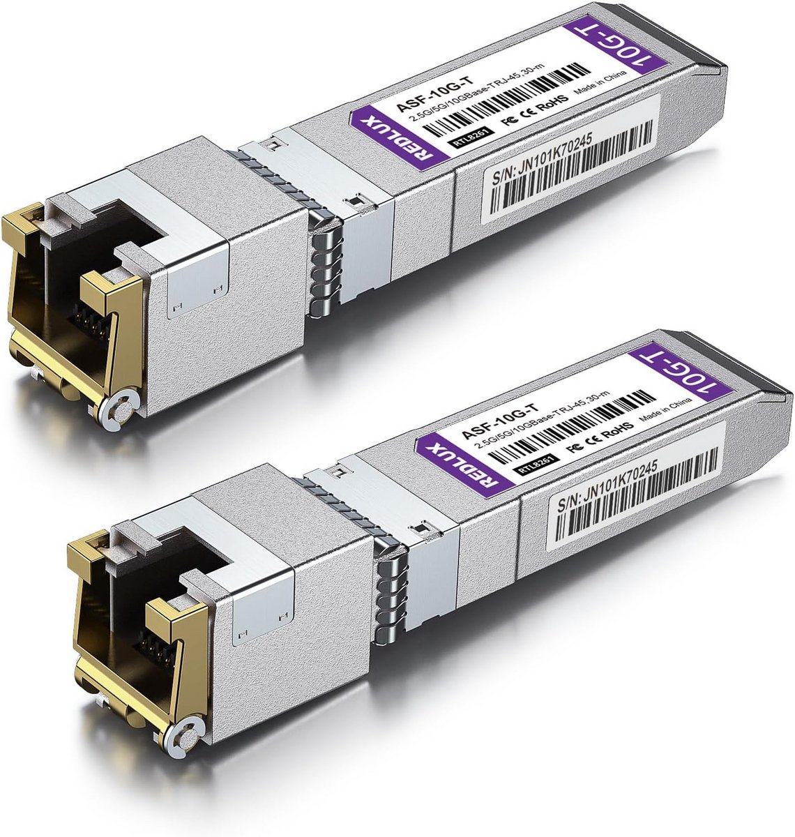 Netwerkmodule - SFP+ Transceiver - Snelle Dataoverdracht - Plug and Play - 30 Meter - Niet Van Toepassing