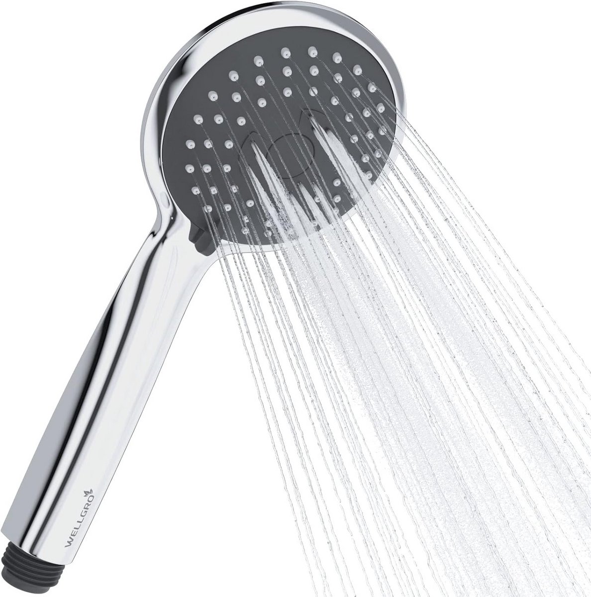 Douchekop - Handdouche - Verkwikkende Douche - 3 Waterstanden - 23.5 cm - Zilver