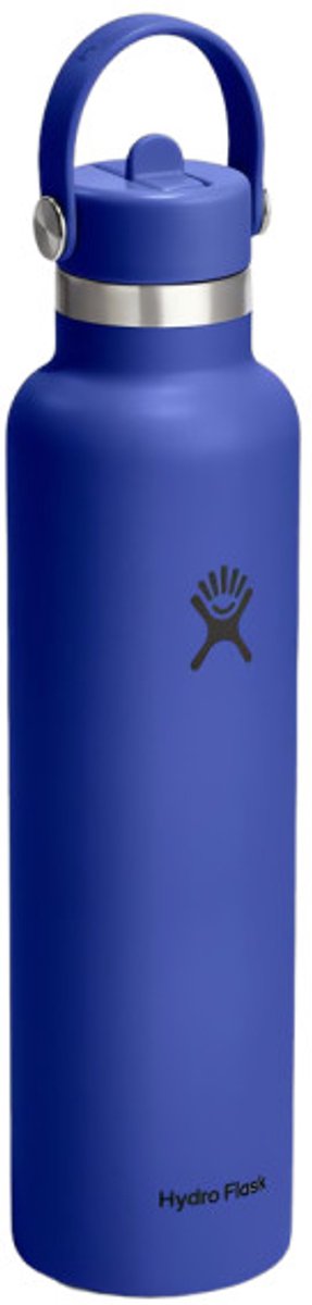 Hydro Flask Standard Mouth Flex Straw Cap Capri Blue thermosfles, 621 ml