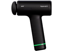 Hyperice Hypervolt 3 Massageapparaat Zwart – Draadloos Percussie Massagepistool – 5 Snelheden – Heated Head – 5 Opzetstukken – Bluetooth App