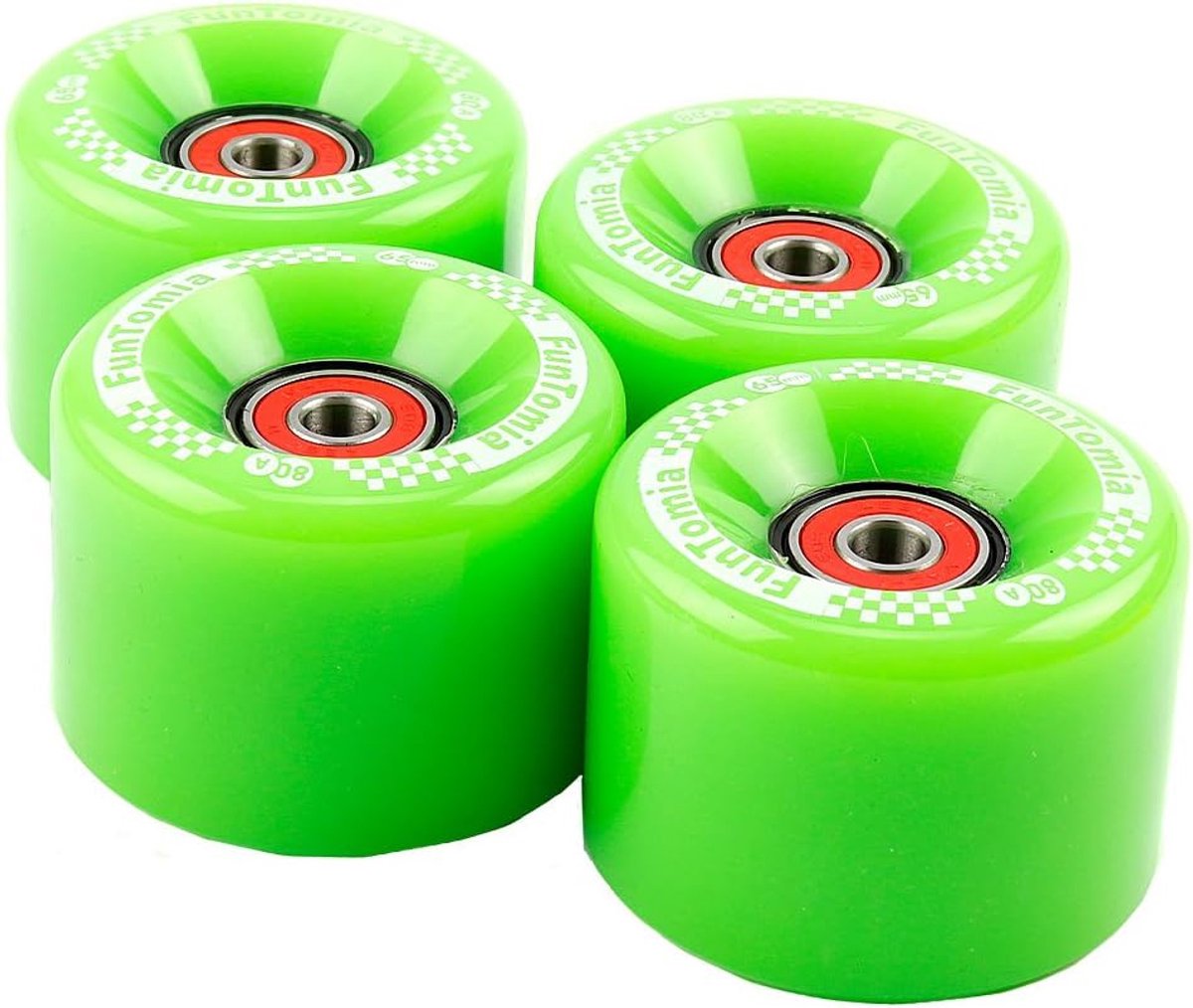 Skateboard Wielen Longboard Wielen Freeride Dancing Inclusief Lagers 65x45mm 80A