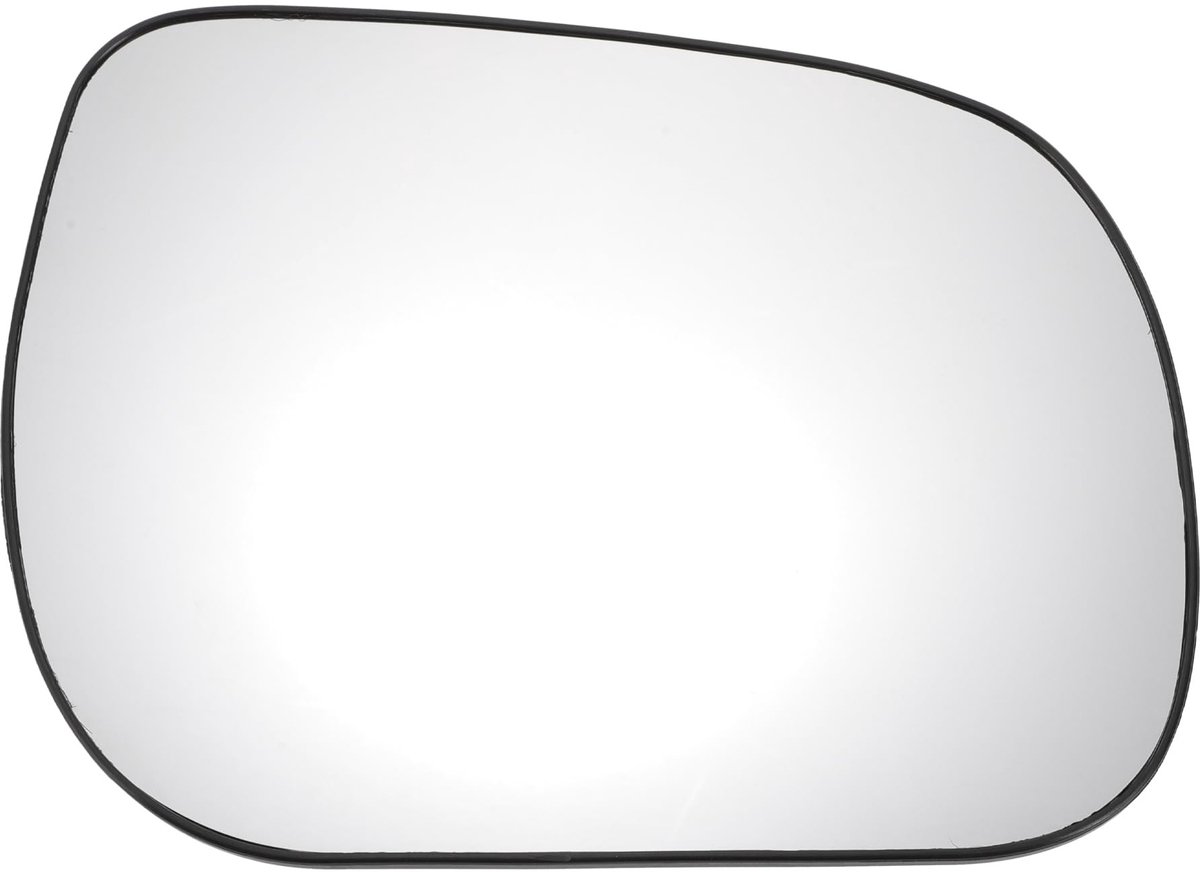 Dailygoods - Auto Buitenspiegel Rechts - Vervanging Spiegelglas - Verwarmd Wit Glas - Convex - Geschikt voor Toyota 4 - Inclusief Achterplaat