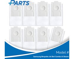 Samsung Bespoke Jet Bot Combo AI Steam Stofzakken (8 Stuks, Plus.Parts® alternatief voor VCA-RDB95)