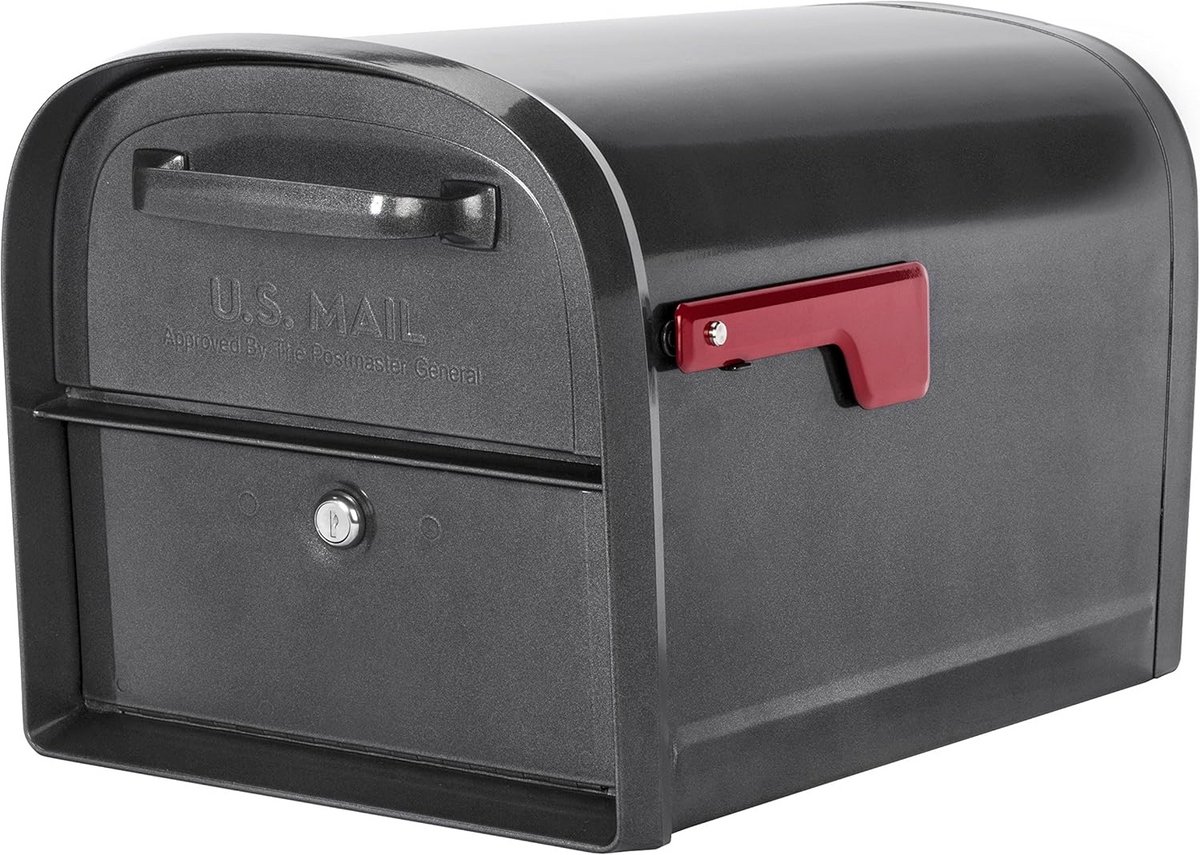 Pakketbrievenbus XL - Postkast Dubbele Deur - Veilig Post Ontvangen - Dubbele Deur Toegang - 20 inch Diep - Tin