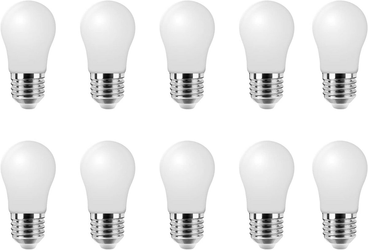 Gekleurde Gloeilamp - LED Lamp - Feestverlichting - Energiebesparend - 10 Stuks - Gemengde Kleuren