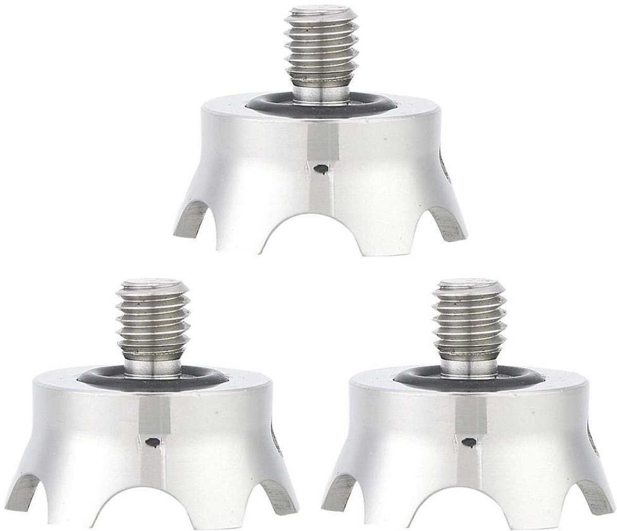 Dailygoods- Stativspikes Antislip - Stativstabilisator - 3/8 Zoll Schroefdraad - Roestvrij Staal - Slijtvast - Compact en Praktisch - Stativet