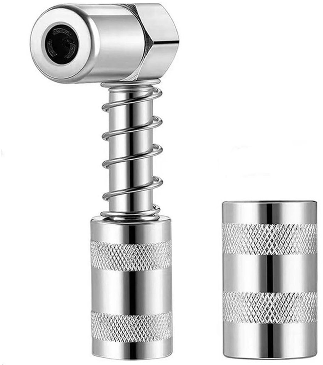 Dailygoods - 90 graden vetkoppeling - vetfitting gereedschap - 2 stuks - auto en vrachtwagen - industrieel gebruik - koolstofstaal - 3 kaakhoek