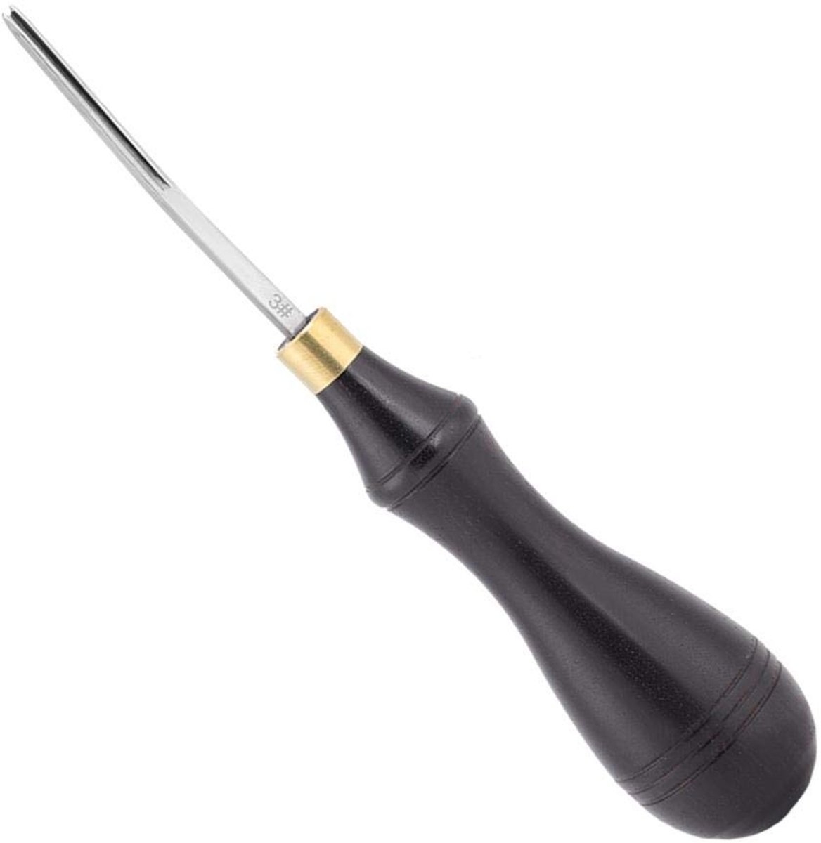 Dailygoods- Leerbeveler Professionele Hout/Huid Snijtool - Sandelhout - Lichtgewicht - Schokbestendig - 0.6mm/0.7mm/1.3mm - Eenvoudig in gebruik - Leerbewerkingstool
