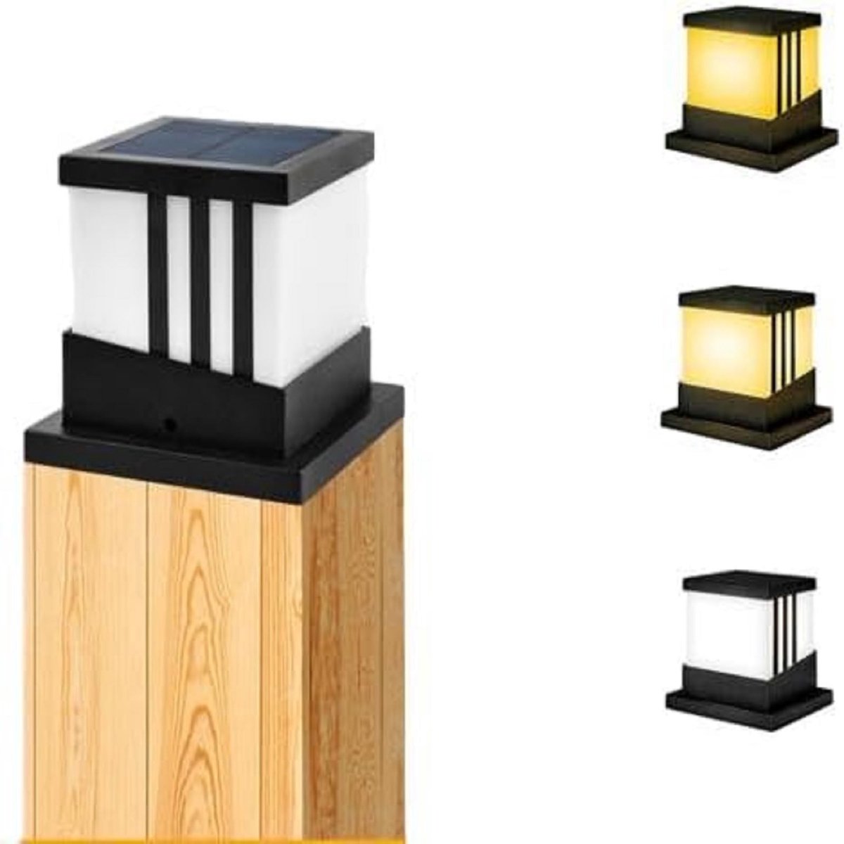 Dailygoods- Zonneverlichting Waterdicht - Buitenlamp op Zonne-energie - LED Lamp - 2000 mA