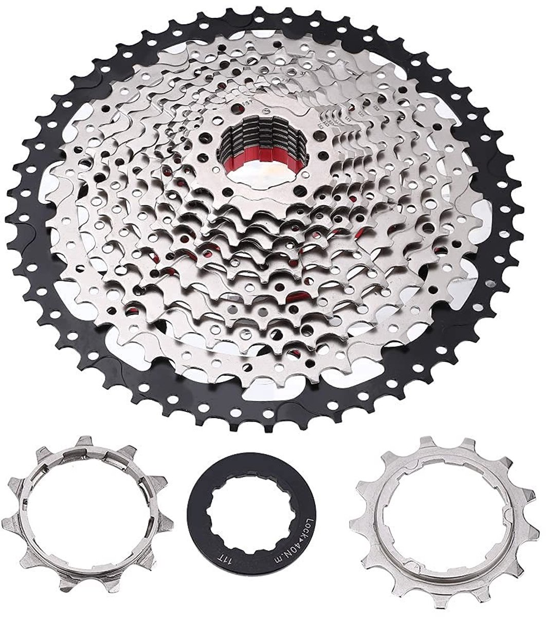 Dailygoods- Vrijloop 9/12 Snelheid Hoge Sterkte - Mountainbike Cassette - Chroom-molybdeen Staal - Slijtvast - Lichtgewicht Hol Ontwerp - 100% Nieuw - Fietsvrijloop