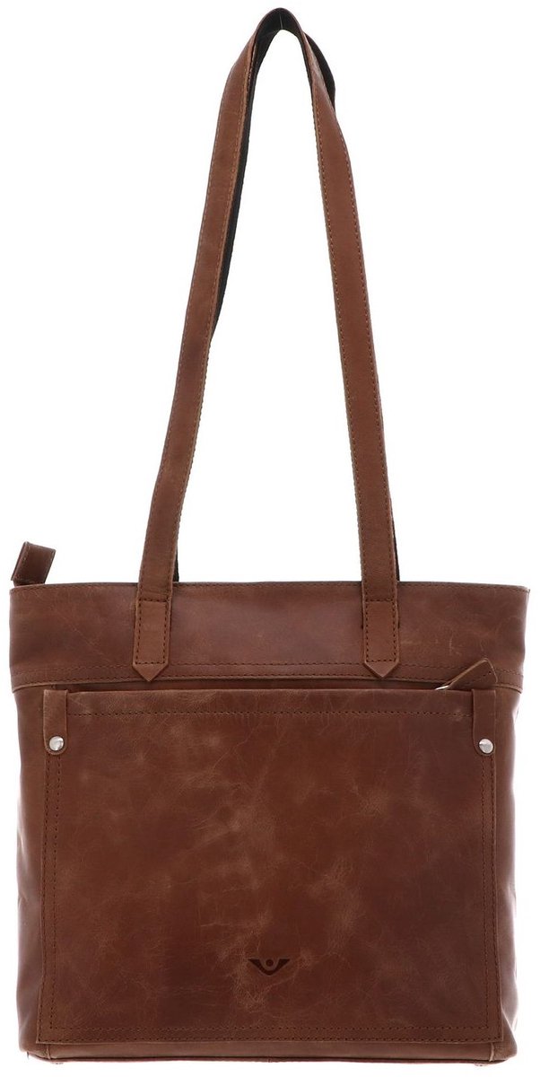 VOi schoudertas City Cowboy Zaida Schultertasche Cognac Lichtbruin