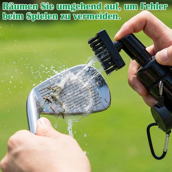 Dailygoods- Golfclubreinigerset - Cadeau voor mannen/papa - Golfaccessoires - Verjaardagscadeau - Grappige accessoires - Compleet set van Dailygoods — afbeelding 2