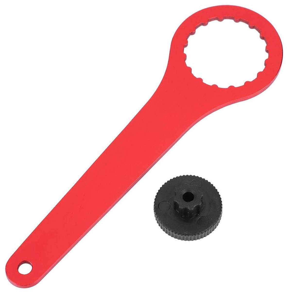SMOAKEZ- Bottom Bracket Sleutel Hoge Compatibiliteit - Fiets Sleutelhanger - Aluminium Legering - Schokbestendig - Duurzaam - Precisie Gevormde Tanden - Fietssleutel