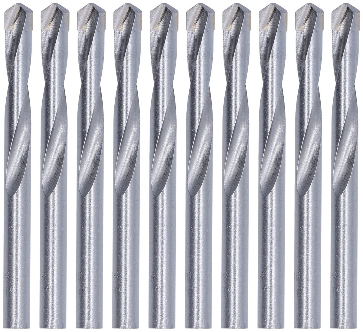 Dailygoods - Boor - 10 Stuks 8mm Tungsten Carbide Boor - Voor Metaal en Hout - Precisie en Duurzaamheid - Geschikt voor Kunststof - Professioneel Gere...
