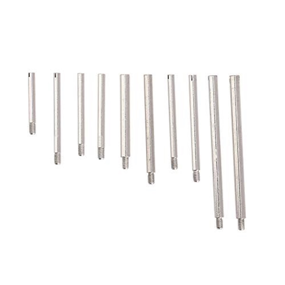 Dailygoods - Horlogeband Schroevenset - 100 Stuks - Professioneel Gereedschap - Metaal - Micro Precisie - Voor Horlogereparatie - 10 Maten