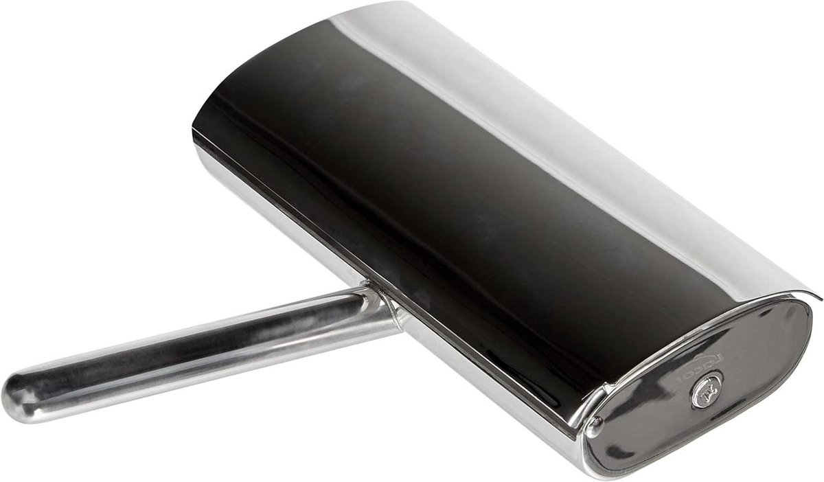 Kruimelreiniger Staal - Kruimelblik - Tafel Schoonmaken - Roestvrij Staal - 17 cm - Zilver